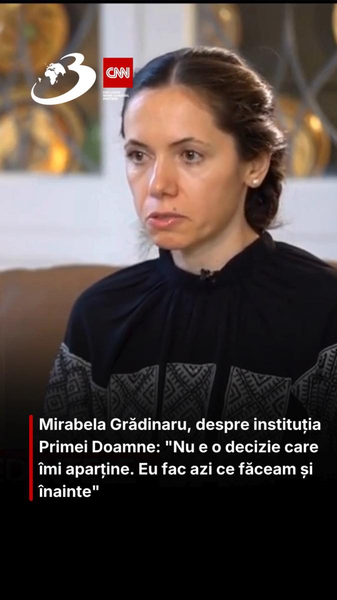 Mirabela Grădinaru, despre instituția Primei Doamne: 