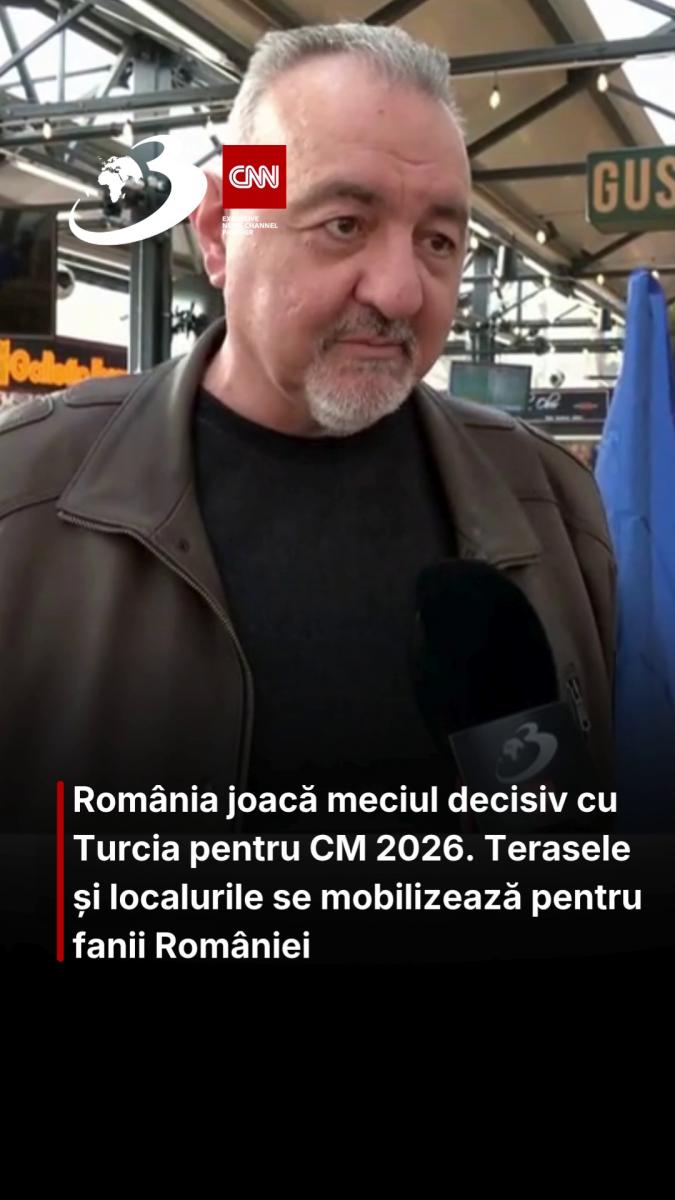 România joacă meciul decisiv cu Turcia pentru CM 2026. Terasele și localurile se mobilizează pentru fanii României