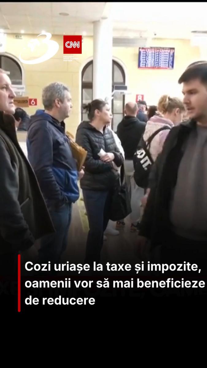 Cozi uriașe la taxe și impozite, oamenii vor să mai beneficieze de reducere