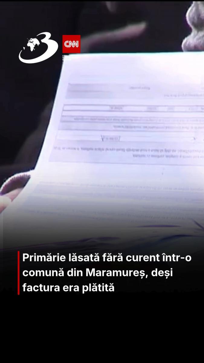  Primărie lăsată fără curent, deși factura era plătită 