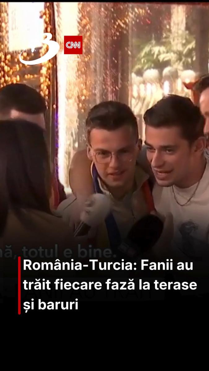 România-Turcia: Fanii au trăit fiecare fază la terase și baruri 