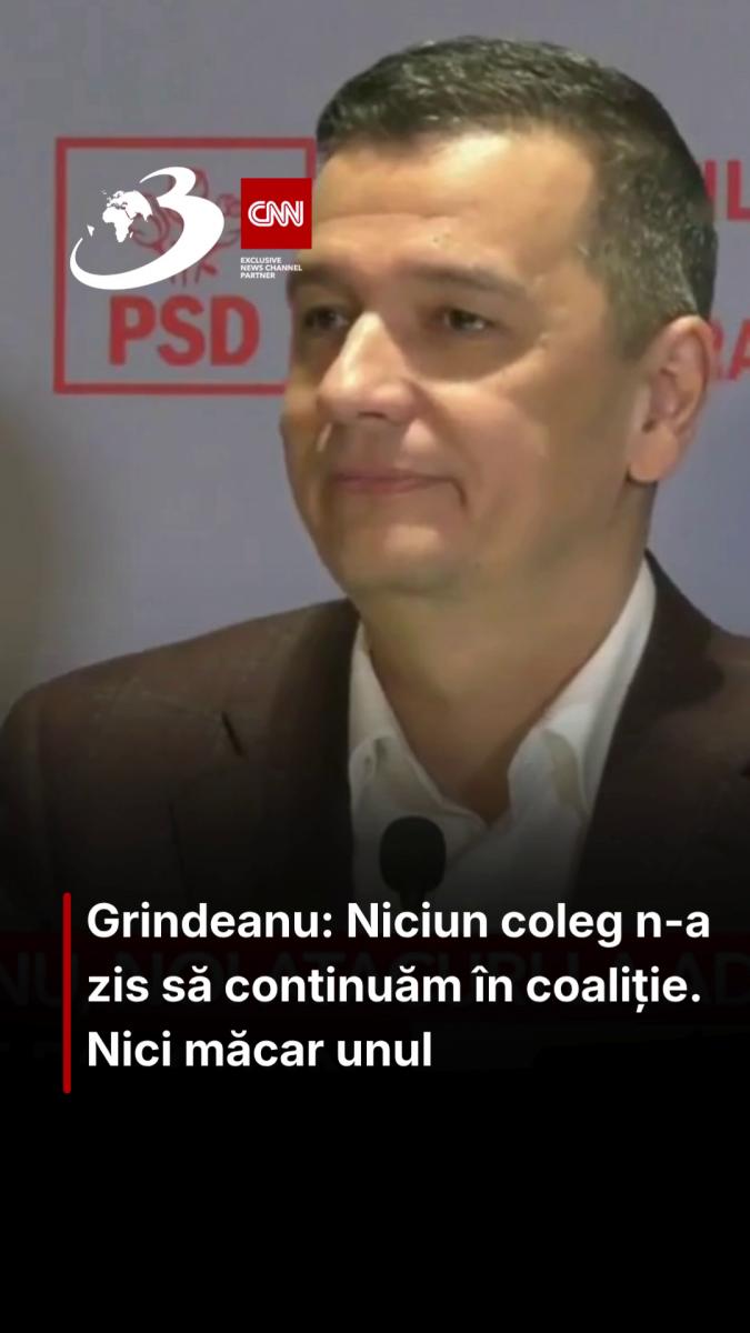 Grindeanu: Niciun coleg n-a zis să continuăm în coaliție. Nici măcar unul. 