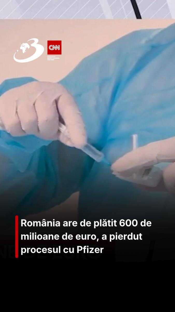 România are de plătit 600 de milioane de euro, a pierdut procesul cu Pfizer