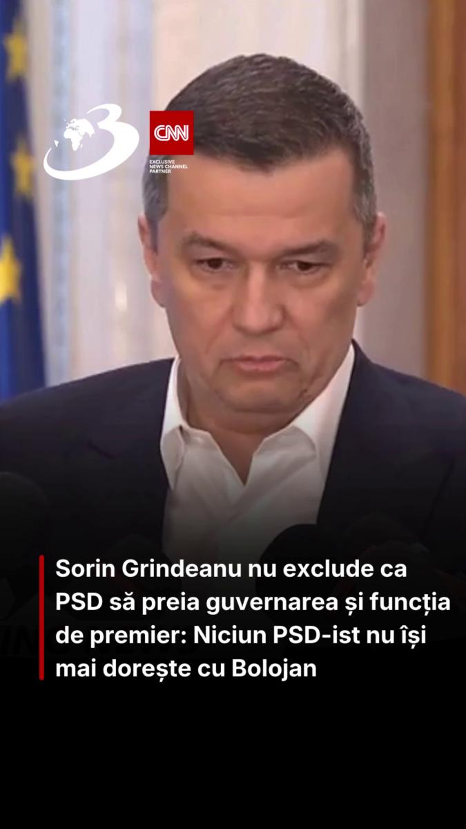 Sorin Grindeanu nu exclude ca PSD să preia guvernarea și funcția de premier: Niciun PSD-ist nu își mai dorește cu Bolojan