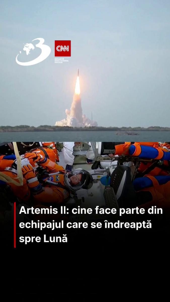 Artemis II: cine face parte din echipajul care se îndreaptă spre Lună?