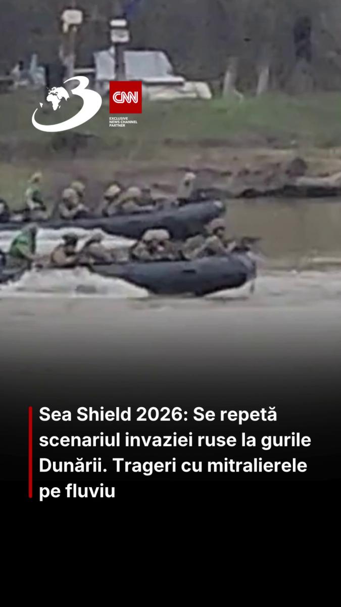 Sea Shield 2026: Militarii români repetă scenariul invaziei ruse la gurile Dunării