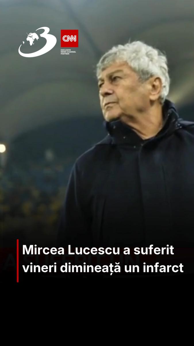 Mircea Lucescu a suferit vineri dimineață un infarct