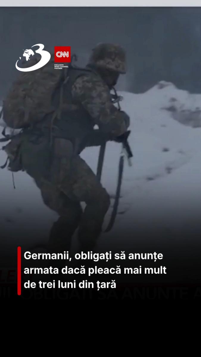 Germanii, obligați să anunțe armata dacă pleacă mai mult de trei luni din țară