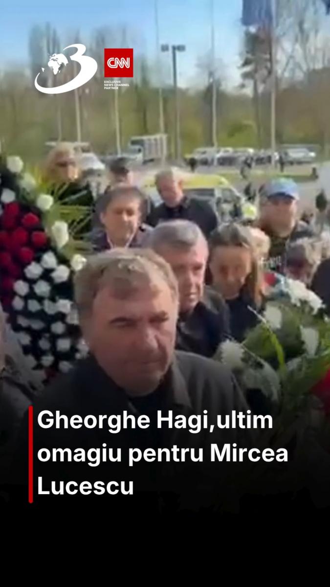 Gheorghe Hagi, ultim omagiu pentru Mircea Lucescu