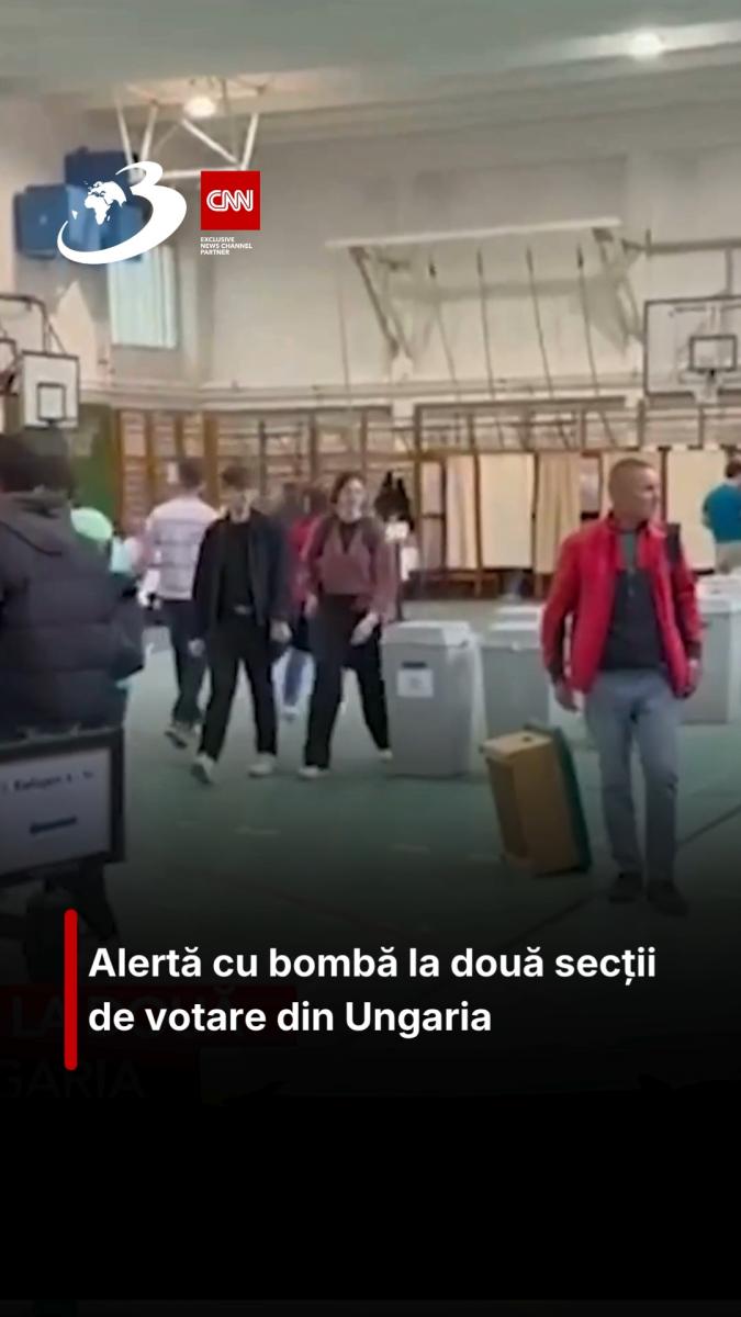 Alertă cu bombă la două secții de votare din Ungaria