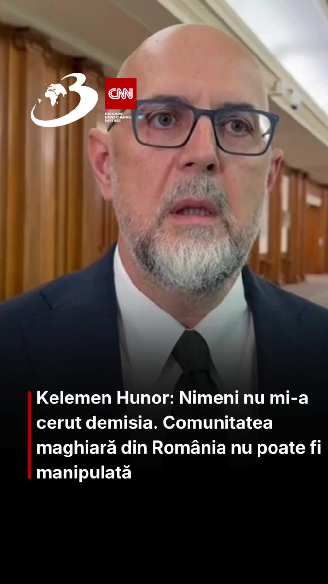 Kelemen Hunor: Nimeni nu mi-a cerut demisia. Comunitatea maghiară din România nu poate fi manipulată