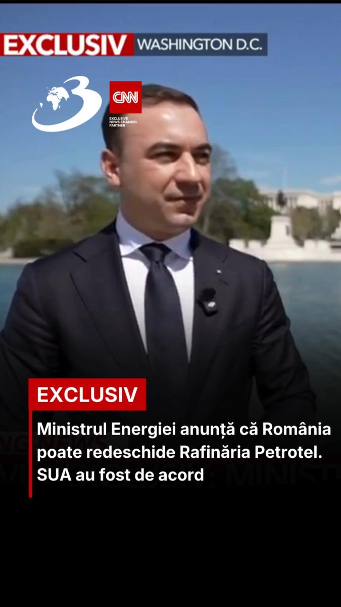 Ministrul Energiei anunță că România poate redeschide Rafinăria Petrotel. SUA au fost de acord