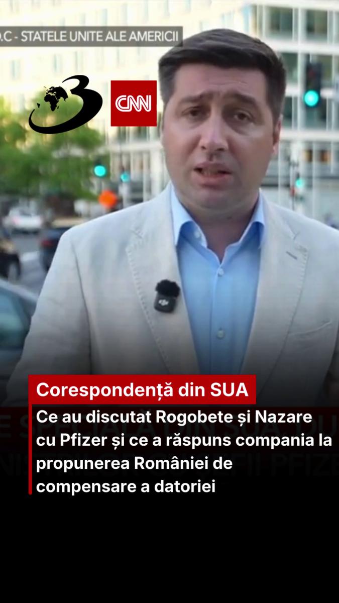 Ce au discutat Rogobete și Nazare cu Pfizer și ce a răspuns compania la propunerea României de compensare a datoriei Edit