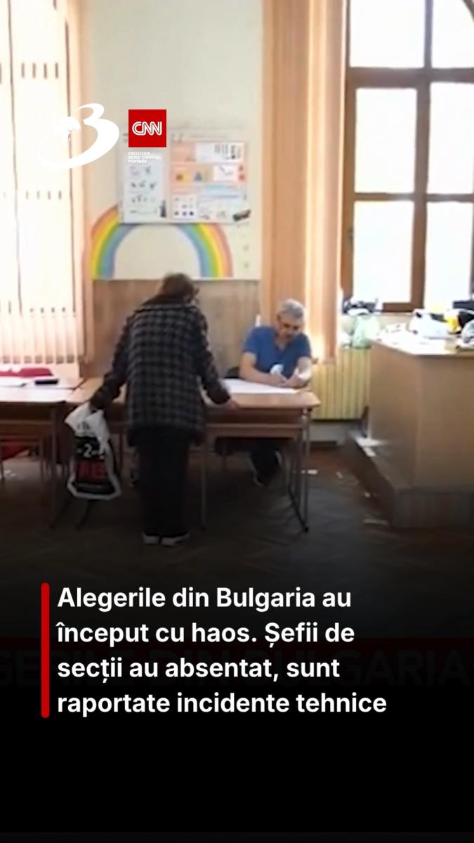 Alegerile din Bulgaria au început cu haos. Șefii de secții au absentat, sunt raportate incidente tehnice