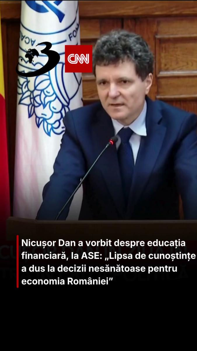 Nicușor Dan a vorbit despre educația financiară, la ASE: „Lipsa de cunoștințe a dus la decizii nesănătoase pentru economia României”