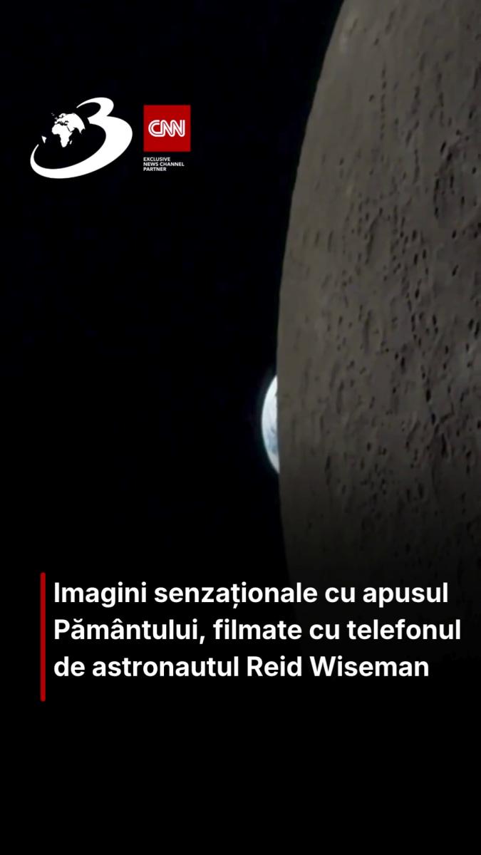 Imagini senzaționale cu apusul Pământului, filmate cu telefonul de astronautul Reid Wiseman