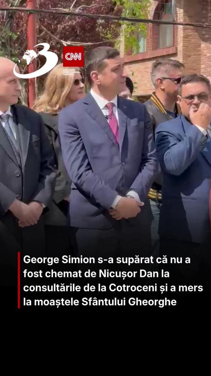 George Simion s-a supărat că nu a fost chemat de Nicușor Dan la consultările de la Cotroceni și a mers la moaștele Sfântului Gheorghe