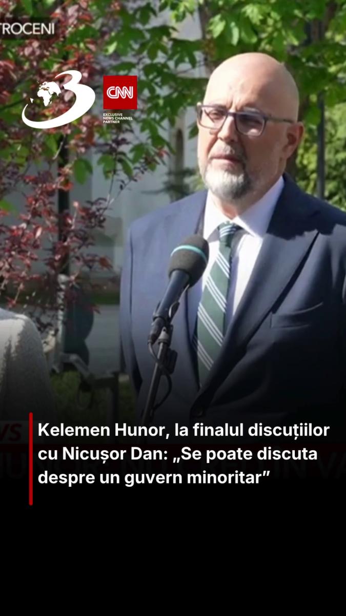 Kelemen Hunor, la finalul discuțiilor cu Nicușor Dan: „Se poate discuta despre un guvern minoritar”