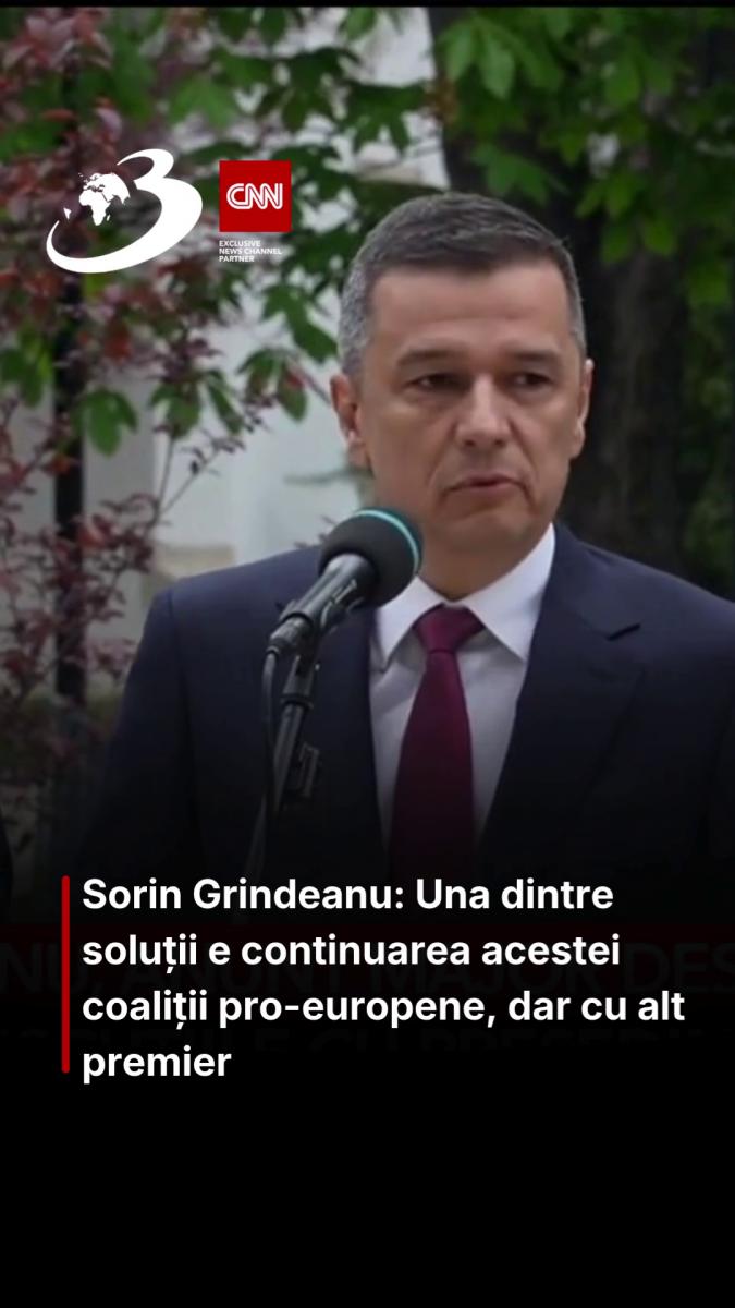 Sorin Grindeanu: Una dintre soluții e continuarea acestei coaliții pro-europene, dar cu alt premier