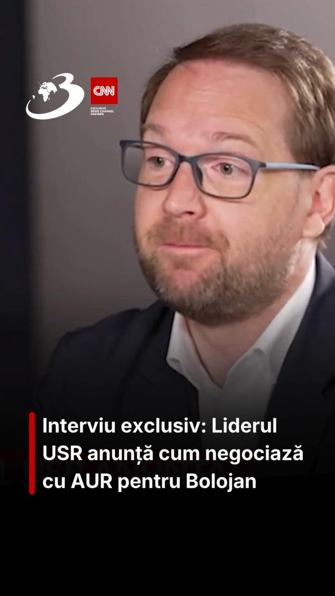 Interviu exclusiv: Liderul USR anunță cum negociază cu AUR pentru Bolojan