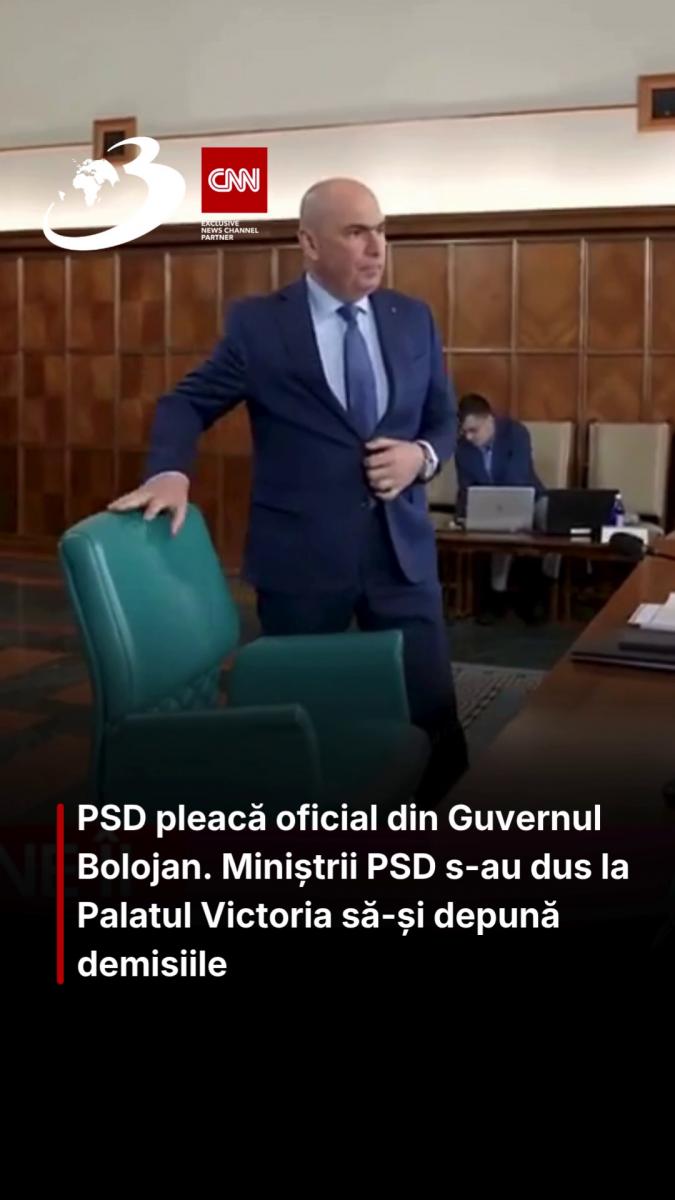PSD pleacă oficial din Guvernul Bolojan. Miniștrii PSD s-au dus la Palatul Victoria să-și depună demisiile