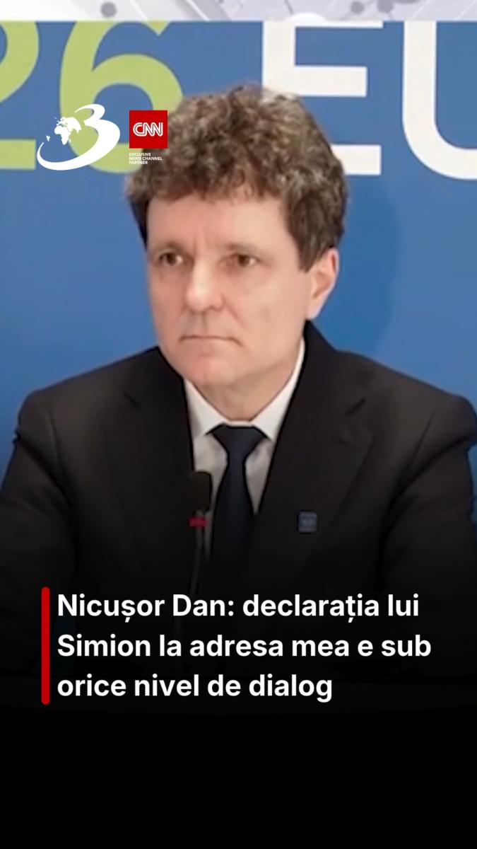 Nicușor Dan: declarația lui Simion la adresa mea e sub orice nivel de dialog