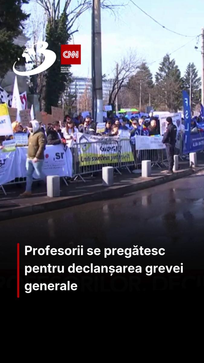 Profesorii se pregătesc pentru declanșarea grevei generale