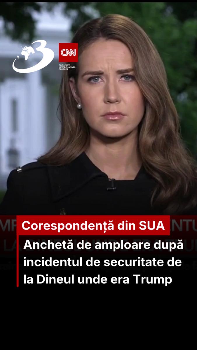 Anchetă de amploare după incidentul de securitate de la Dineul unde era Trump