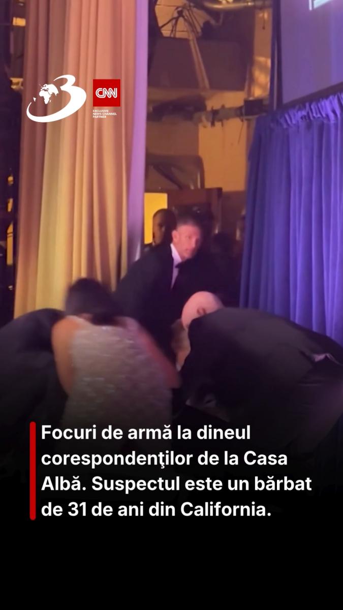 Focuri de armă la dineul corespondenţilor de la Casa Albă. Suspectul este un bărbat de 31 de ani din California.