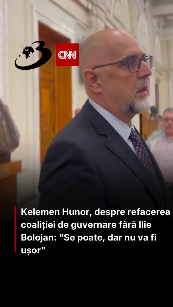 Kelemen Hunor, despre refacerea coaliției de guvernare fără Ilie Bolojan: 