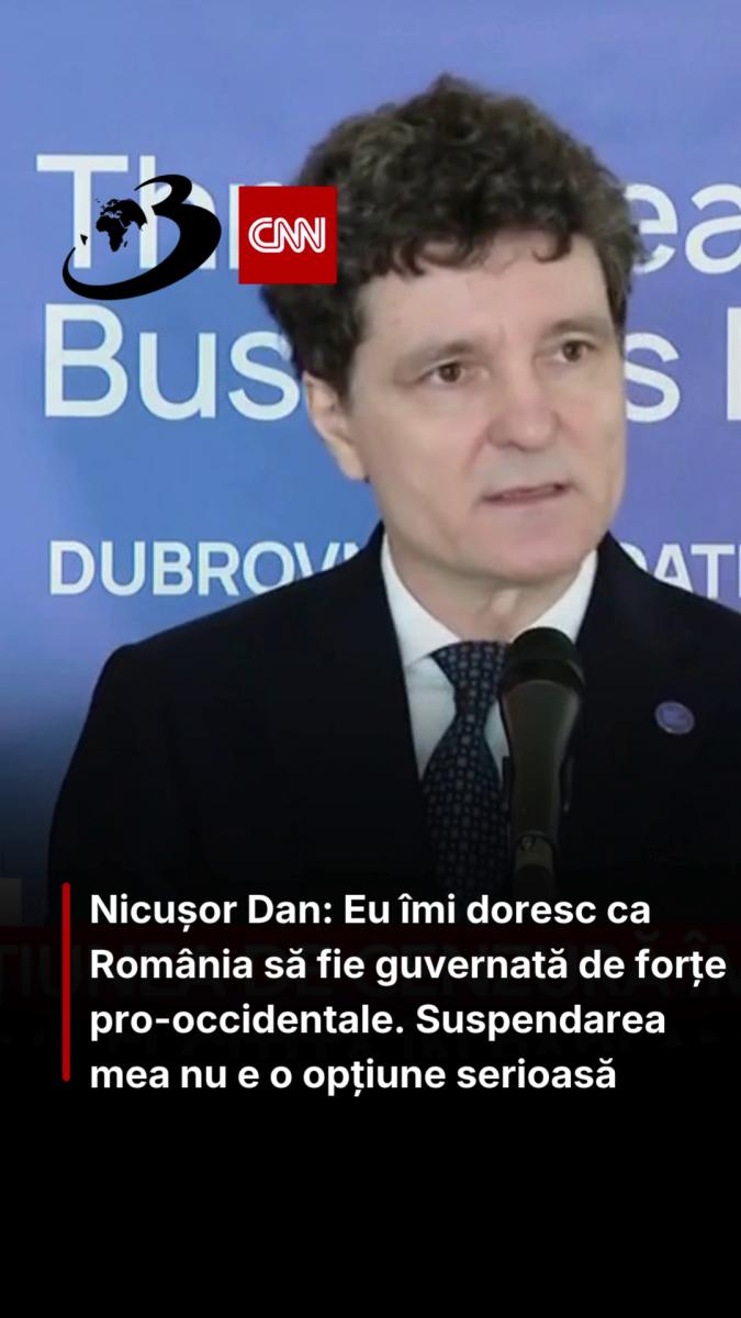 Nicușor Dan: Eu îmi doresc ca România să fie guvernată de forțe pro-occidentale. Suspendarea mea nu e o opțiune serioasă