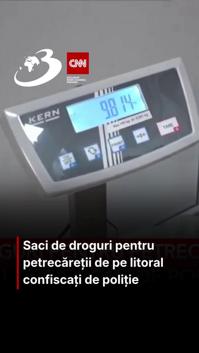 Saci de droguri pentru petrecăreții de pe litoral confiscați de poliție