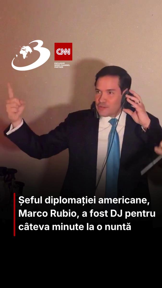 Șeful diplomației americane, Marco Rubio, a fost DJ pentru câteva minute la o nuntă