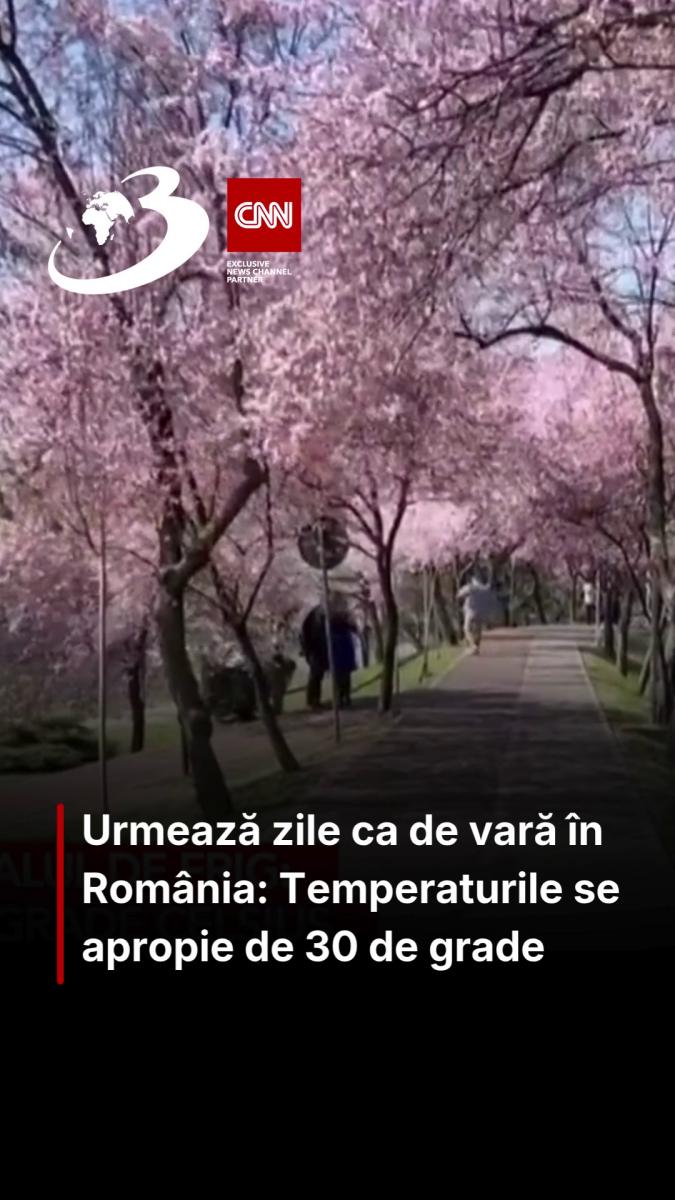 Urmează zile ca de vară în România: Temperaturile se apropie de 30 de grade. Cum va fi vremea pe litoral
