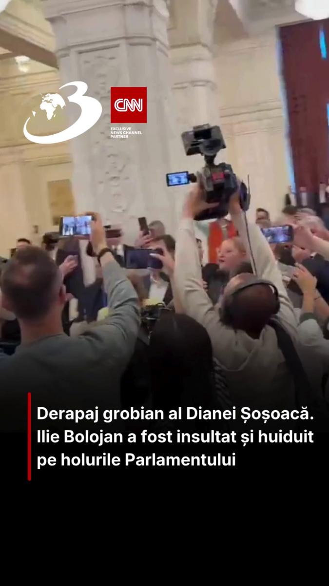 Derapaj grobian al Dianei Șoșoacă. Ilie Bolojan a fost insultat și huiduit pe holurile Parlamentului
