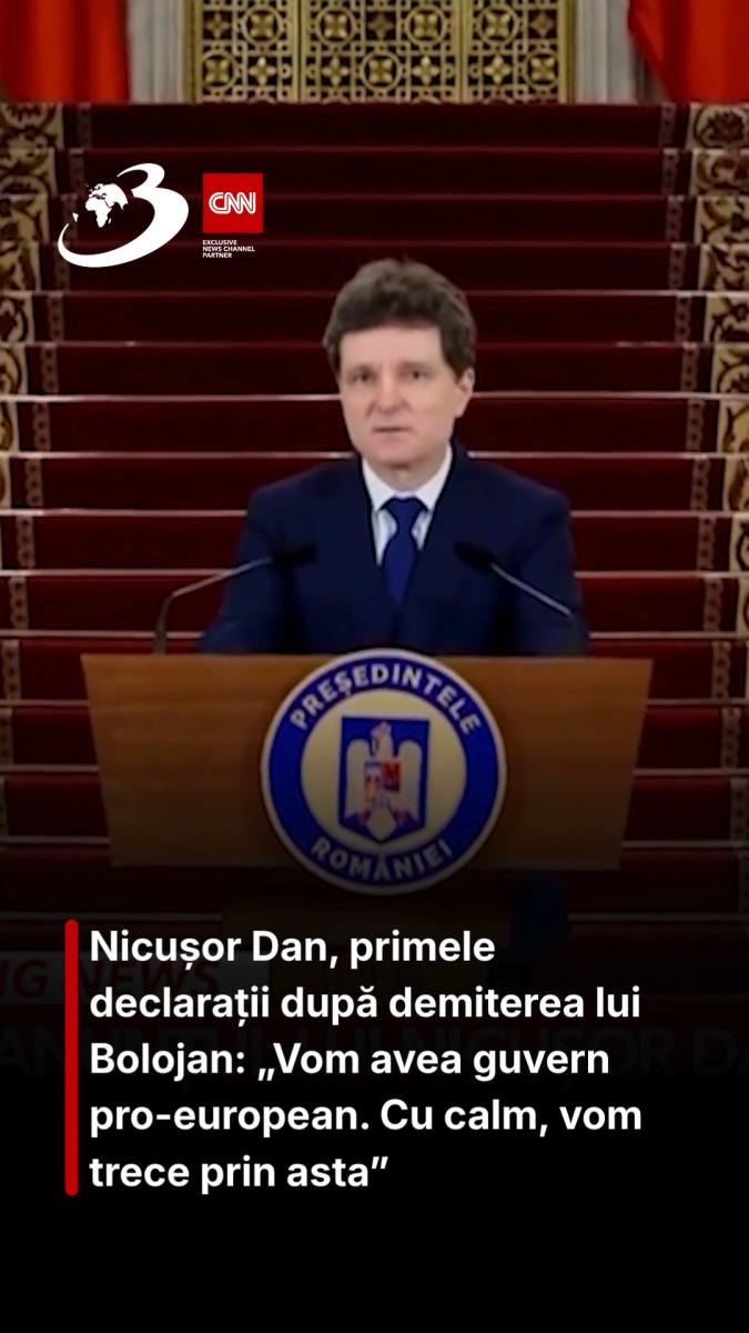 Nicușor Dan, primele declarații după demiterea lui Bolojan: „Vom avea guvern pro-european. Cu calm, vom trece prin asta”