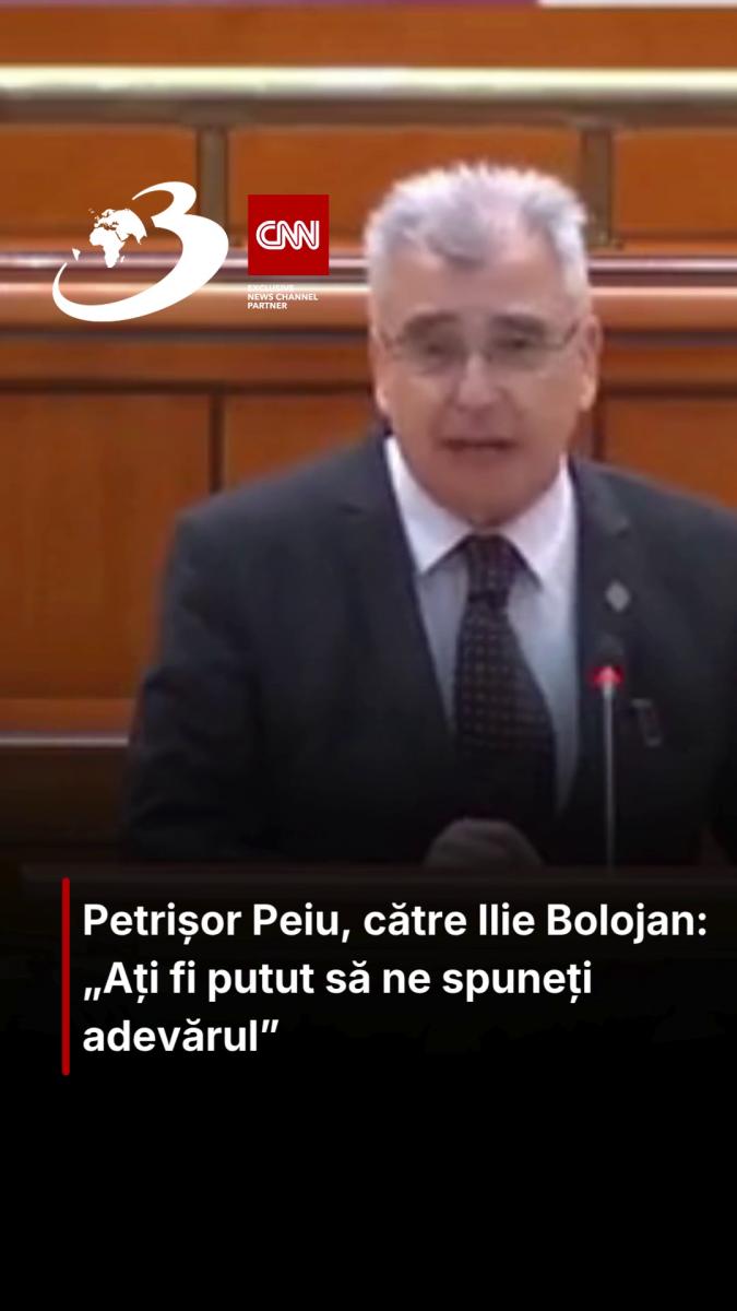 Petrișor Peiu, către Ilie Bolojan: „Ați fi putut să ne spuneți adevărul”