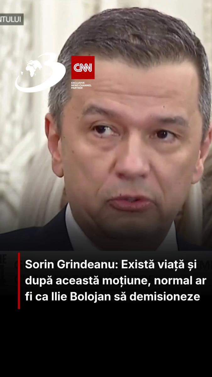 Sorin Grindeanu: Există viață și după această moțiune, normal ar fi ca Ilie Bolojan să demisioneze