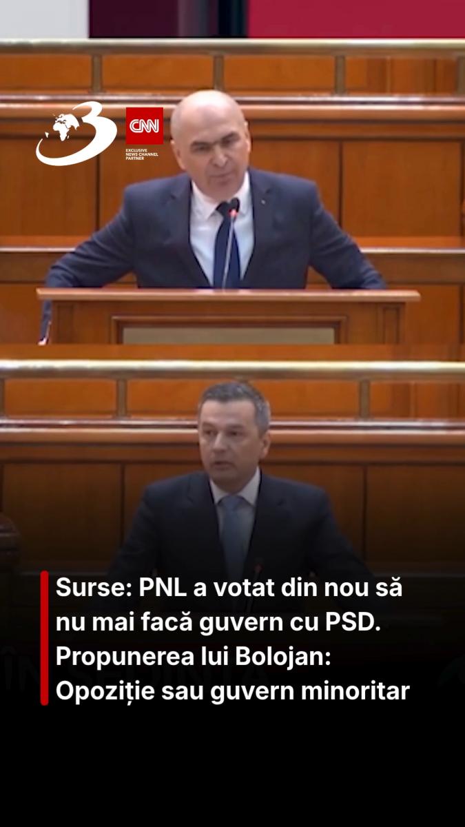 Surse: PNL a votat din nou să nu mai facă guvern cu PSD. Propunerea lui Bolojan: Opoziție sau guvern minoritar