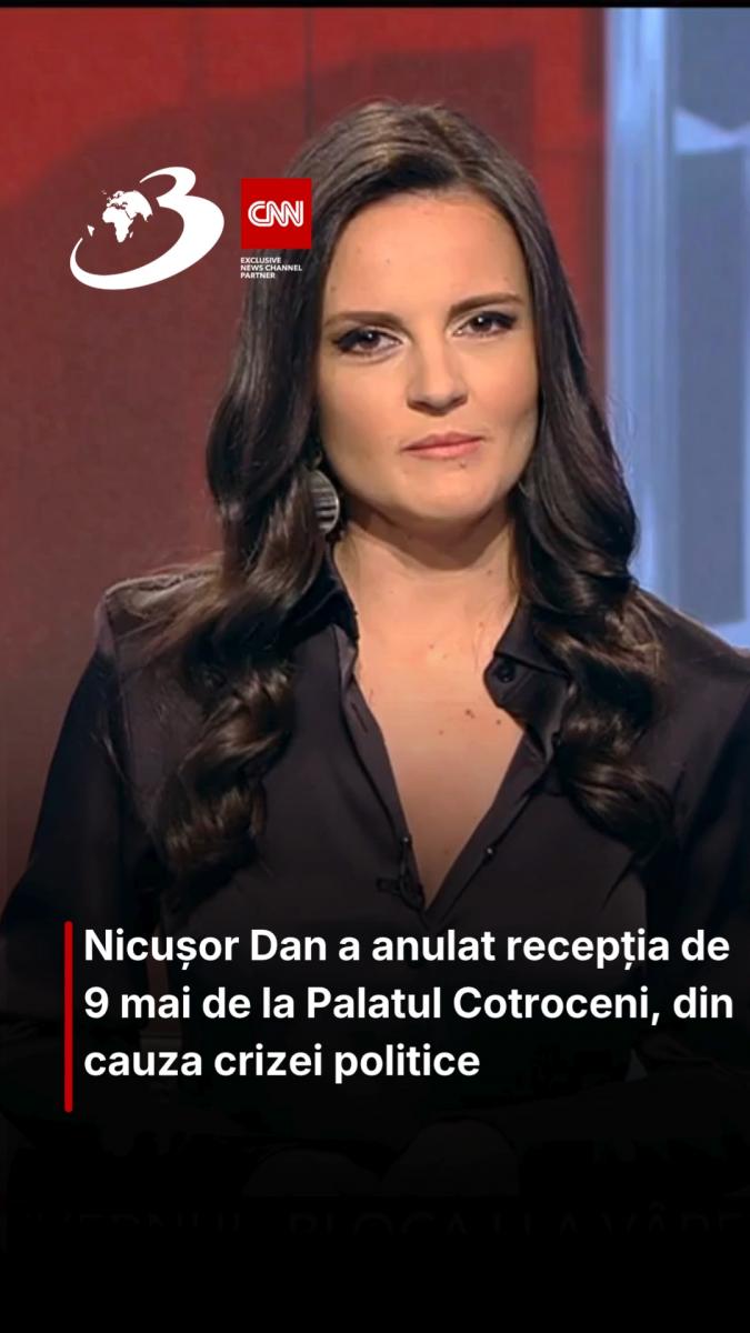 Nicușor Dan a anulat recepția de 9 mai de la Palatul Cotroceni, din cauza crizei politice