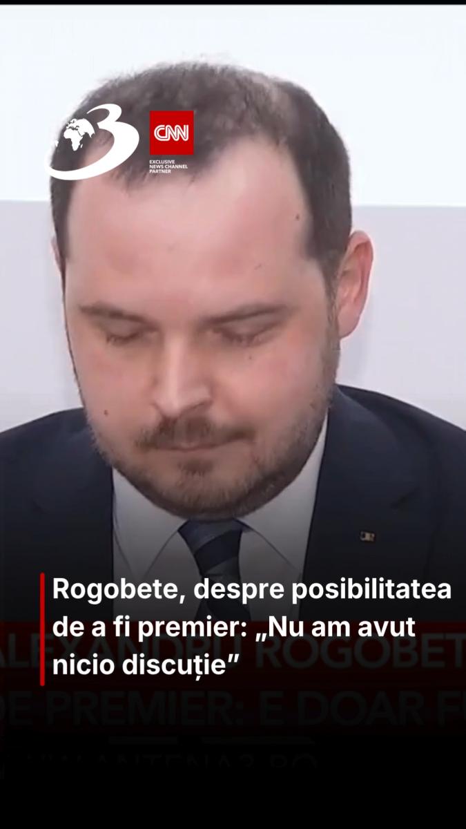 Rogobete, despre posibilitatea  de a fi premier: „Nu am avut nicio discuție”