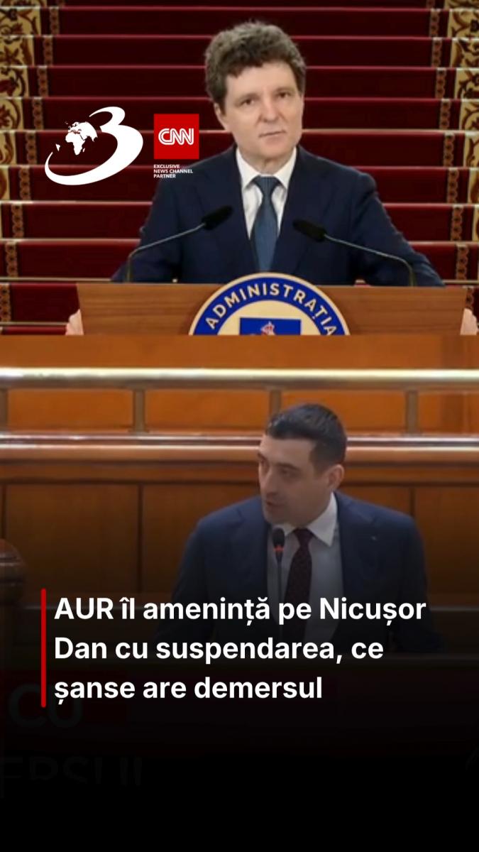 AUR îl amenință pe Nicușor Dan cu suspendarea, ce șanse are demersul