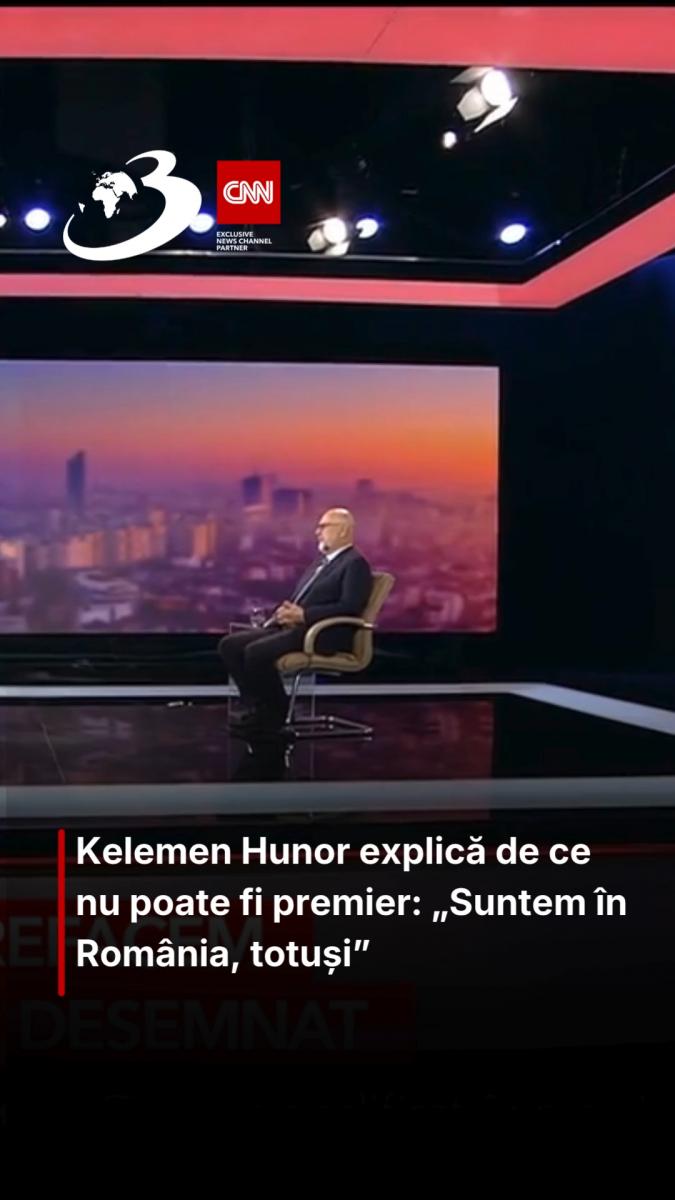Kelemen Hunor explică de ce nu poate fi premier: „Suntem în România, totuși”