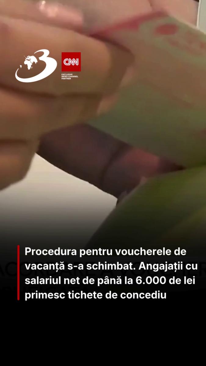Procedura pentru voucherele de vacanță s-a schimbat. Angajații cu salariul net de până la 6.000 de lei primesc tichete de concediu