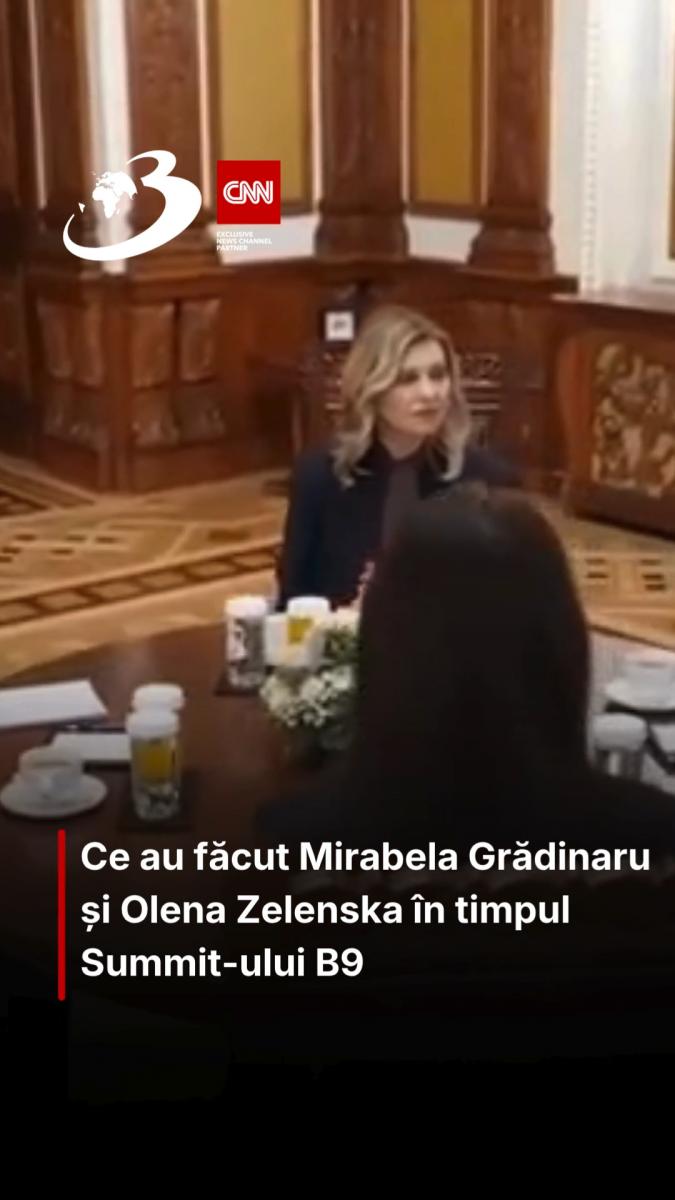 Ce au făcut Mirabela Grădinaru și Olena Zelenska în timpul Summit-ului B9