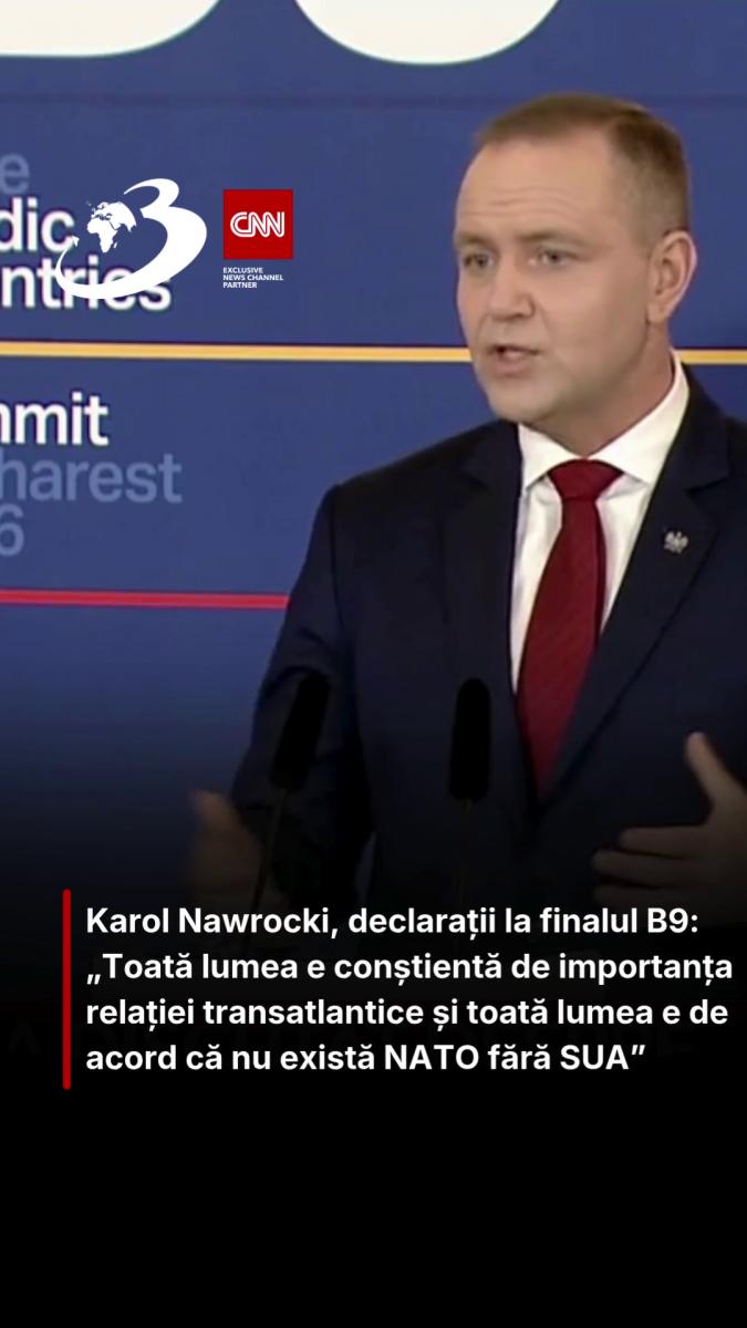 Karol Nawrocki, declarații la finalul B9