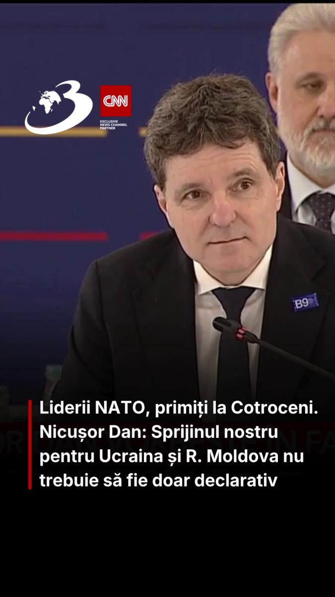 Liderii NATO, primiți la Cotroceni. Nicușor Dan: Sprijinul nostru pentru Ucraina și R. Moldova nu trebuie să fie doar declarativ