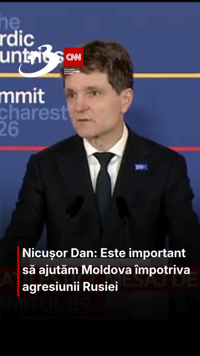 Nicușor Dan: Este important să ajutăm Moldova împotriva agresiunii Rusiei