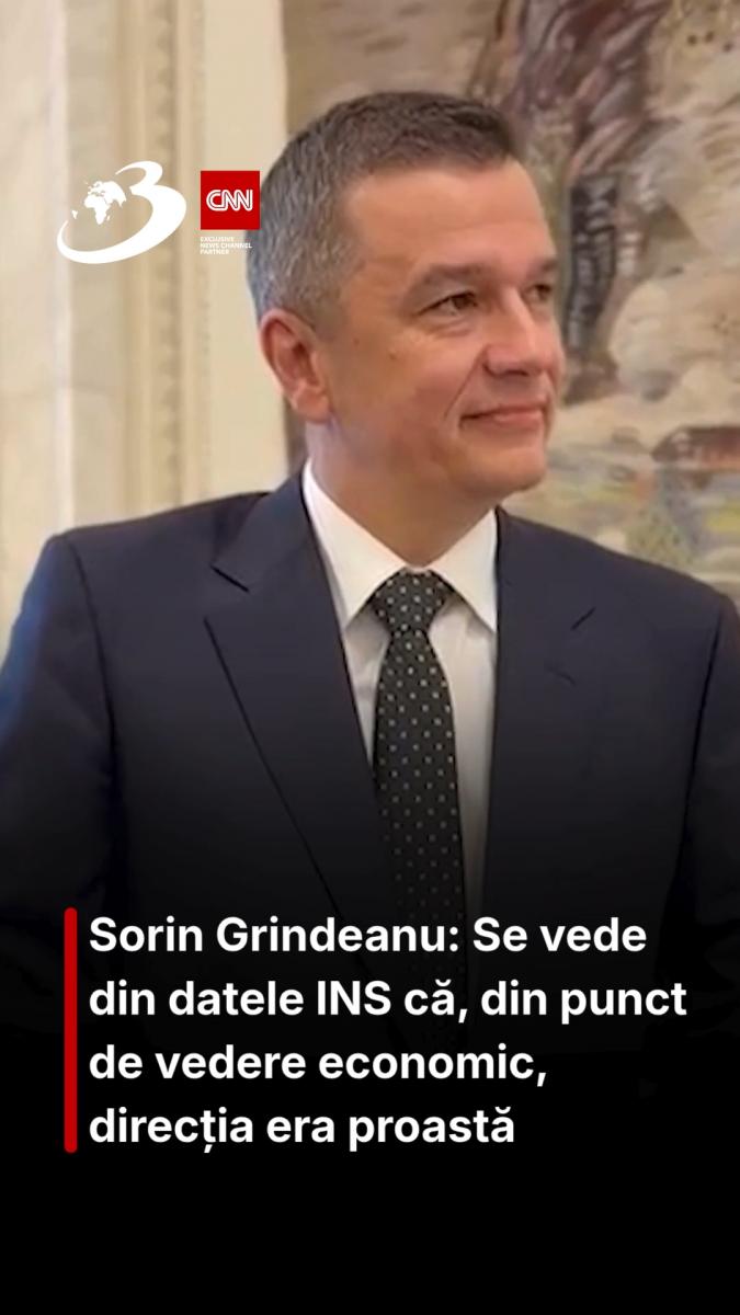Sorin Grindeanu: Se vede din datele INS că, din punct de vedere economic, direcția era proastă