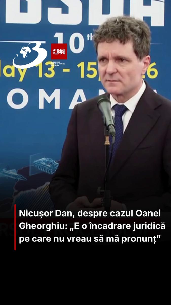 Nicușor Dan, despre cazul Oanei Gheorghiu: „E o încadrare juridică pe care nu vreau să mă pronunț”